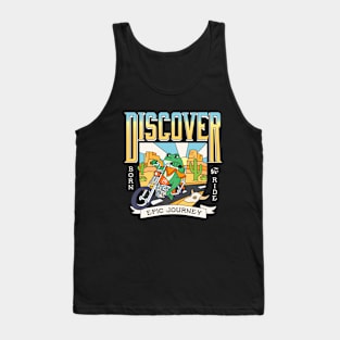 Frog Riding Motorcycle Tank Top